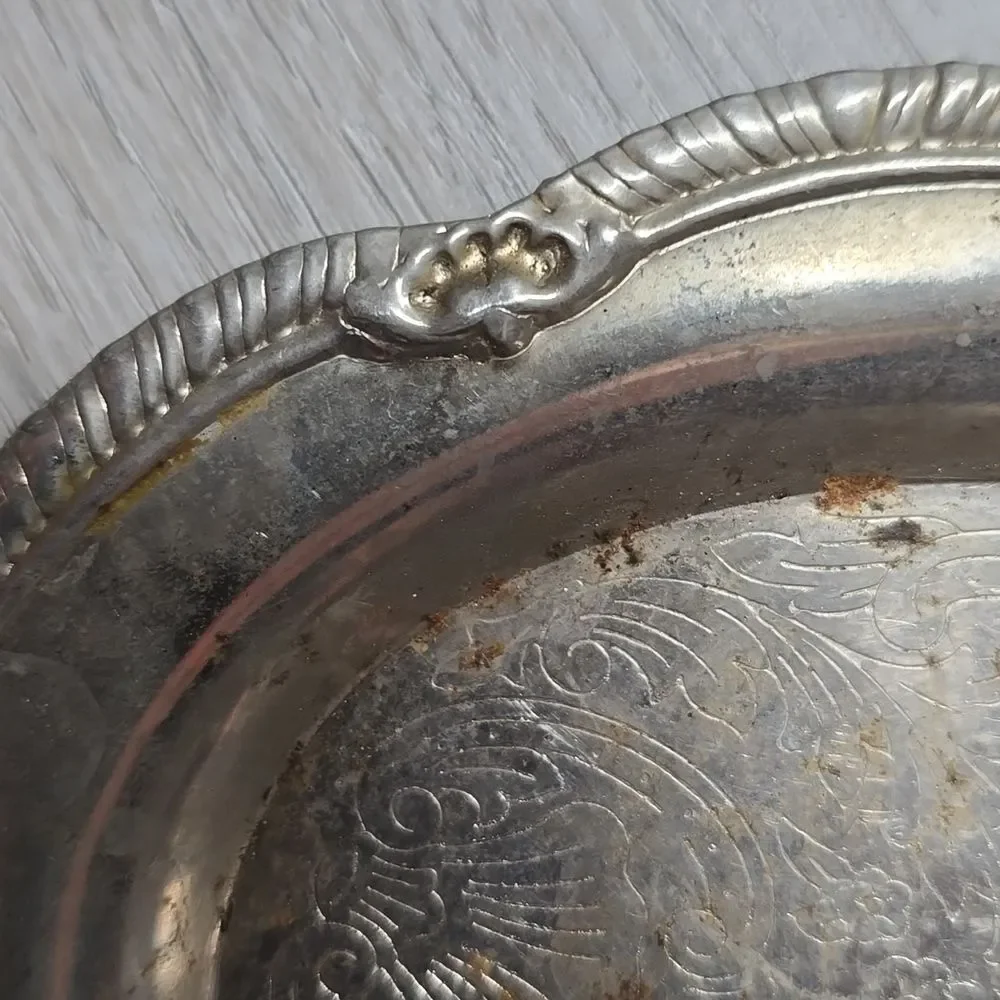 Silver plate. - Picture 3 of 4
